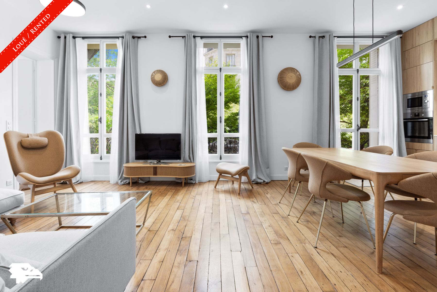 4524 - Location Appartement - 3 pièces - 74 m² - Paris (75) - Place de l'Alma 